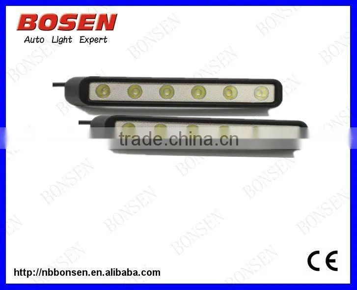 led daytime running light DRL black and silver color for choices