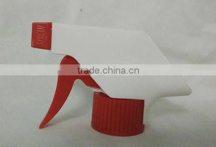 automatic garden water triger sprayer, plastic red garden trigger,mist pump sprayer