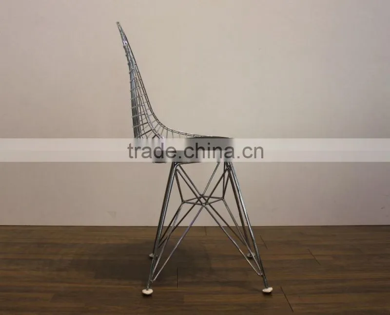 Famous design DKR Wire chair with soft seat pad dining chair