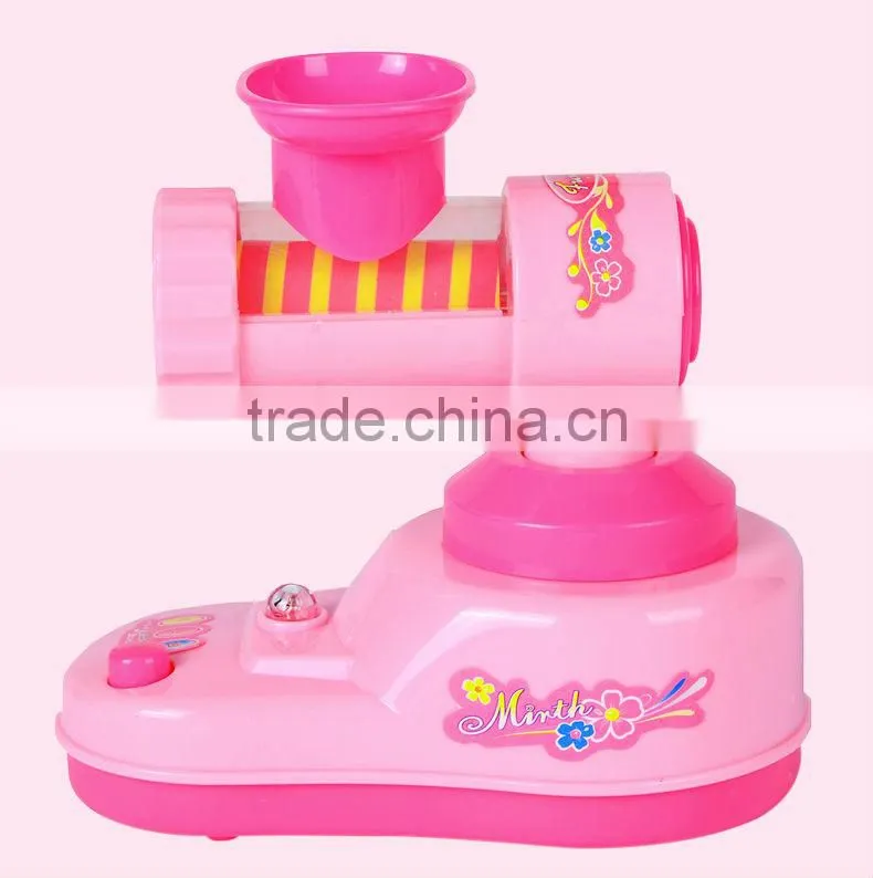 China Manufacturer kids play house Furniture toys mini appliances toys Meat grinder with light