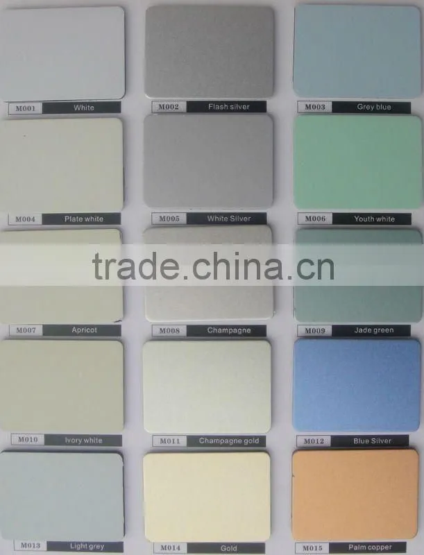 20 years color warranty alucotile cladding composite panel alumium