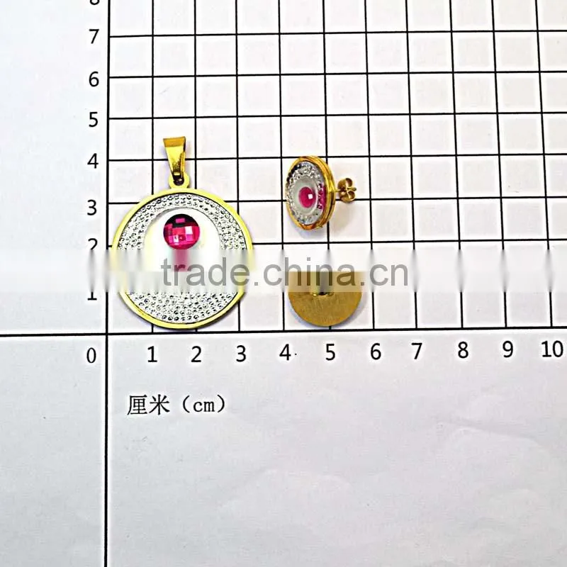 Jewelry Set In Latest Design Pendant Necklace Fashion Heavy Jewelry Set