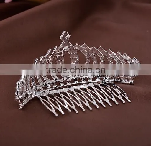 Rhinestone Hair accessories bridal tiaras 2016 Crystal tiaras for wedding Crowns
