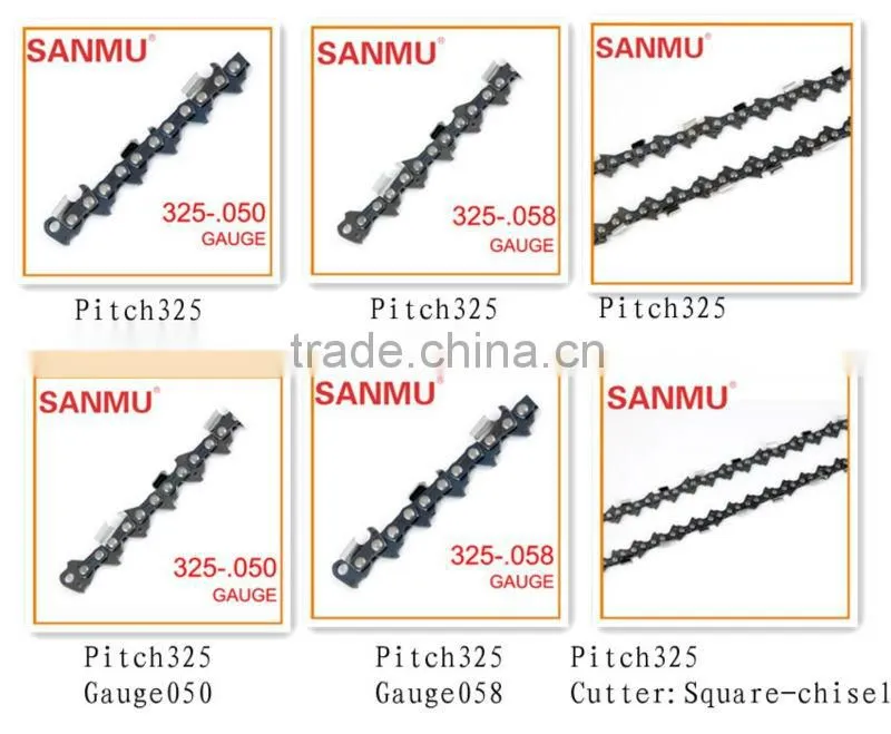 3/8" gasoline chainsaw chain king chainsaw chain