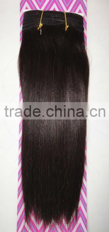 100% Remy Human Hair Yaki Weaving10'' On Sale