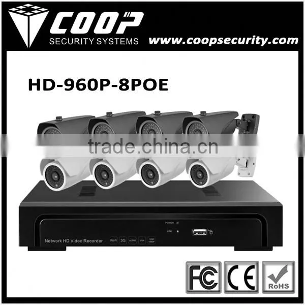 Cheap NVR Kits P2P IP Camera Full HD 720P Network Camera Onvif 4CH POE NVR Kits