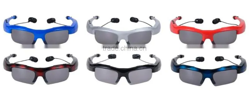 High Quality Updated Stereo Bluetooth 4.1 Sunglasses Bluetooth Headset Bluetooth Earphone