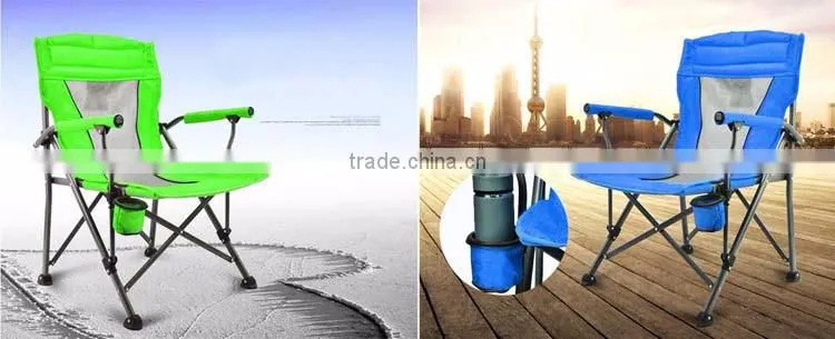 Colorful Luxury Armrest Casual Outdoor Camping Portable Folding Stool Light Beach Folding Chairs