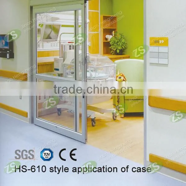 Wall Mounted High Quality Anti-bacterial Flame Retardant rubber clear wall guard For Hospital Corridor