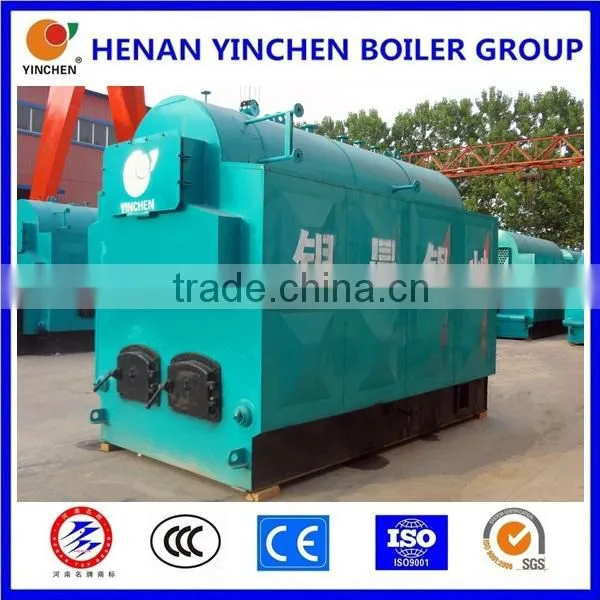 YLW industrial chain grate stoker water tube coal fired thermal oil boiler