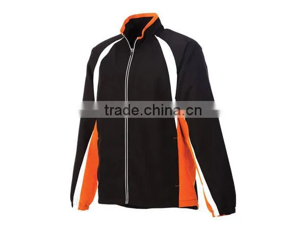 black white outdoor zip winter jacket