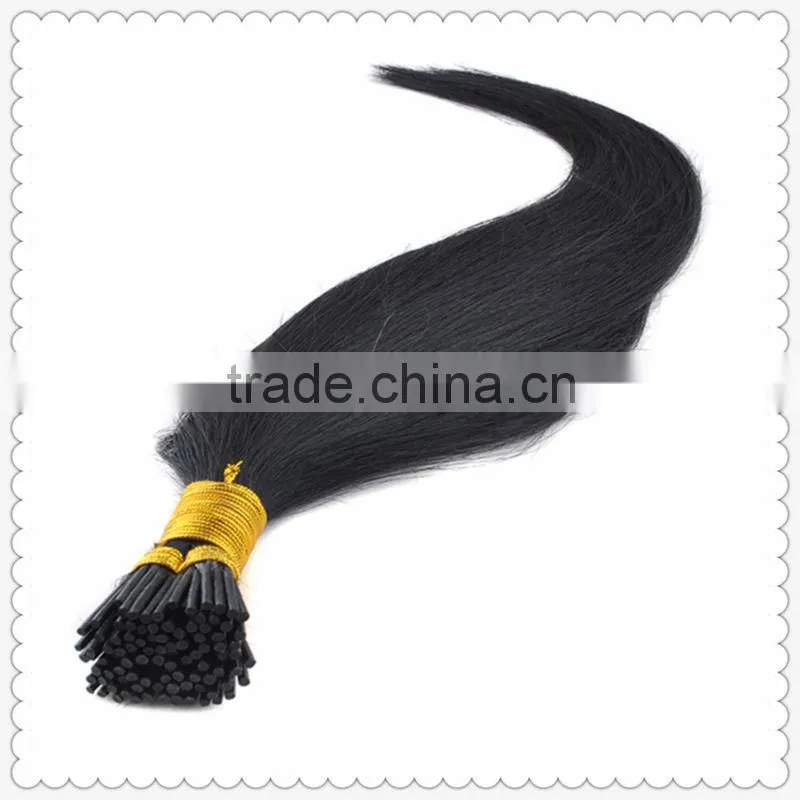 Top selling Virgin Remy Human hair prebonded I tip