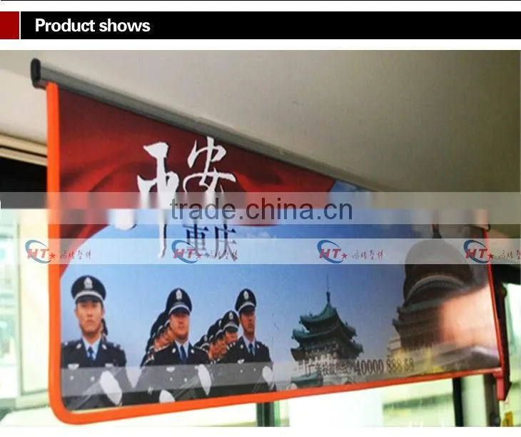 Hang roof side bus coach advertising board