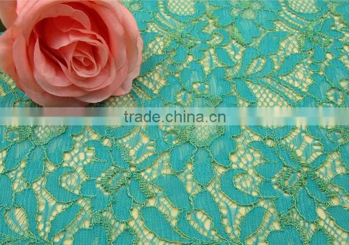 Alibaba most popular wholesale french lace fabric 2016 for wedding embroidered french tulle lace fabric