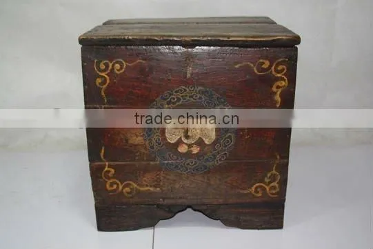 chinese antique wooden chest box