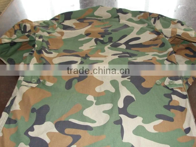 Sudan army Woodland Camouflage BDU Military Uniform
