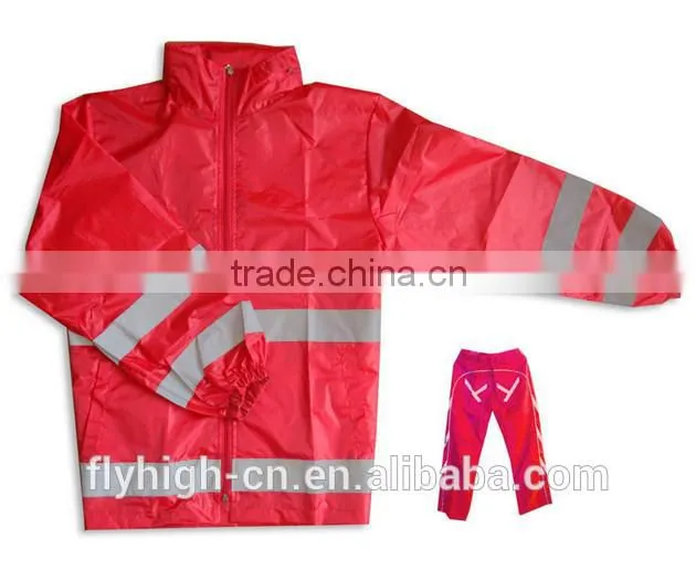 Factory Price Custom Waterproof Safety Raincoat