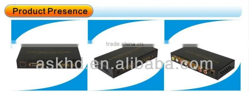 Digital Audio to Analog 5.1ch AC3 DTS audio decoder