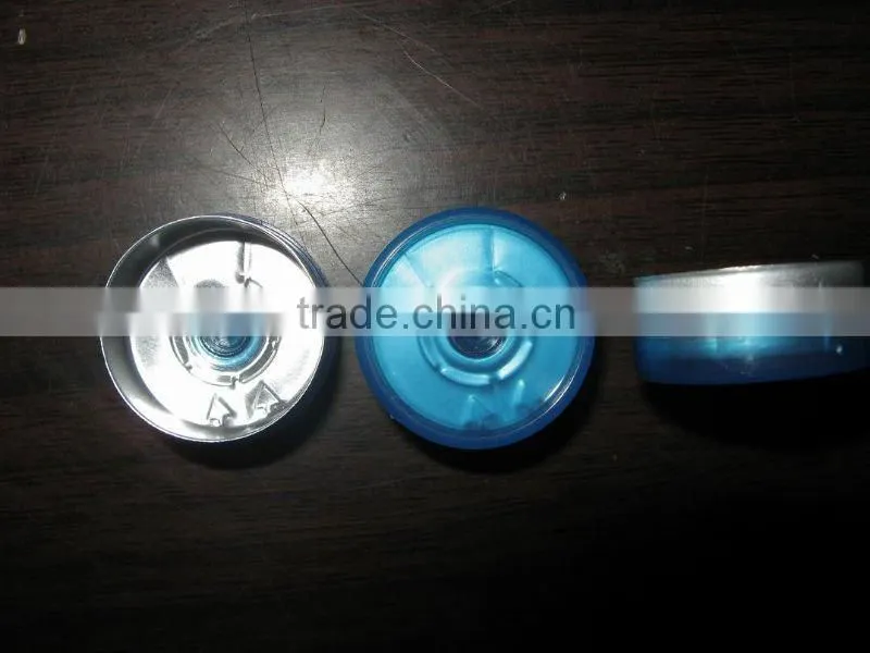 aluminum flip off tear off caps