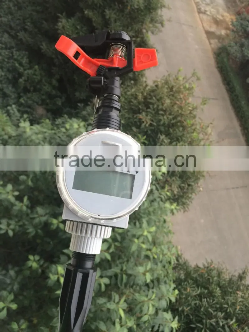 wireless solar water timer for garden irrigation