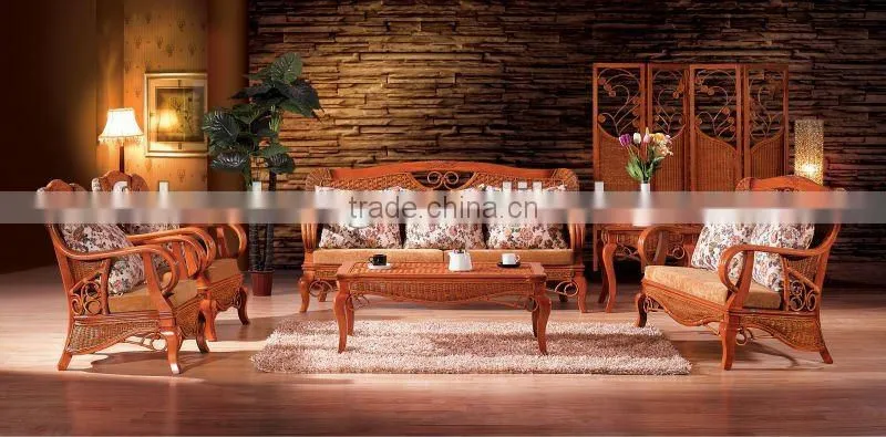 Fashionable Leisure Cane sofe table and chair set