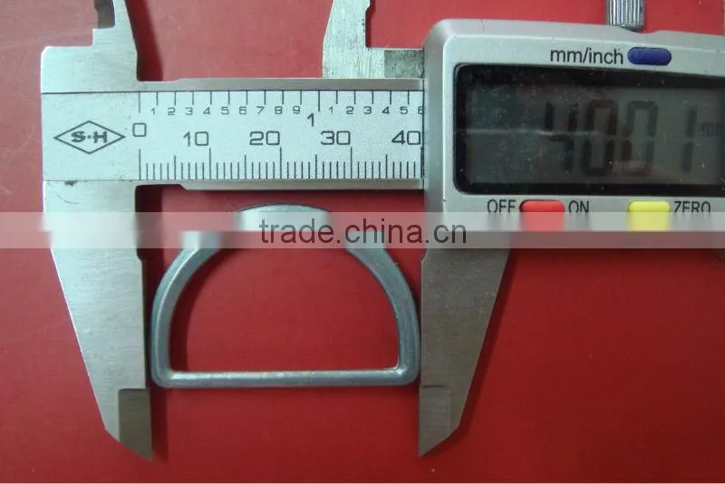 2013 D-ring metal zinc alloy buckle