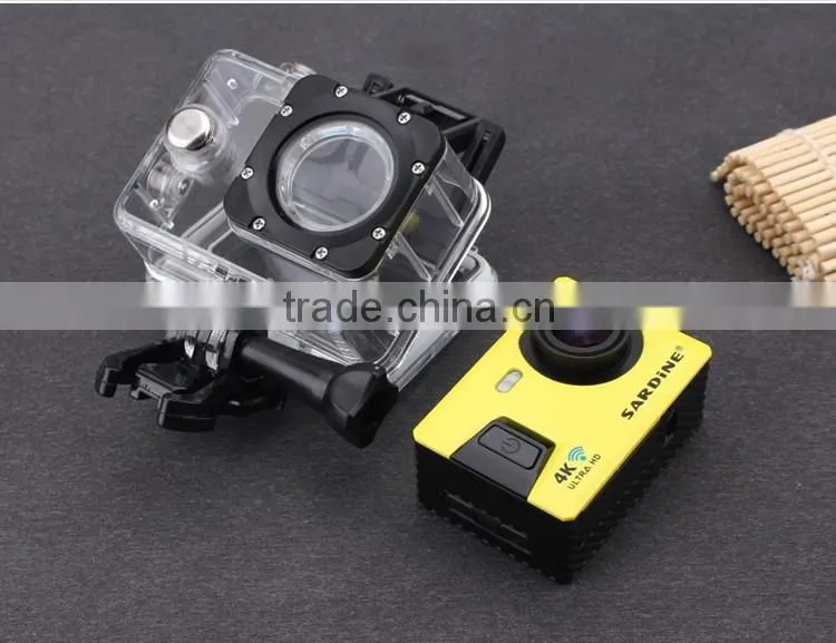 Sardine V1 4K 16.0 MP Wifi Action Camera 1080P FHD Sport DV DVR Waterproof 30M 170 Wide Angle 12MP For Extreme Sports