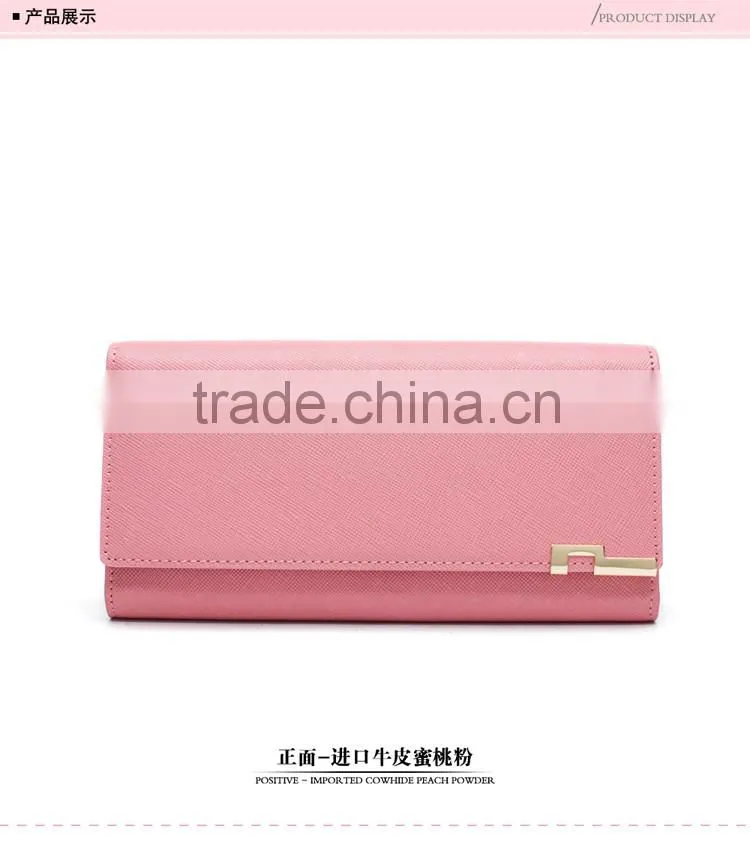 Wholesale new fashion lady and women genuine leather wallet