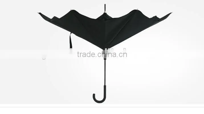 Hot selling new design kazbrella inverted upside down reverse umbrella