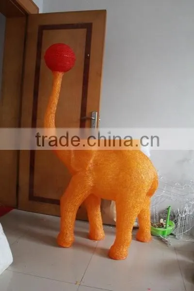 3D LED christmas acrylic elephant motif light
