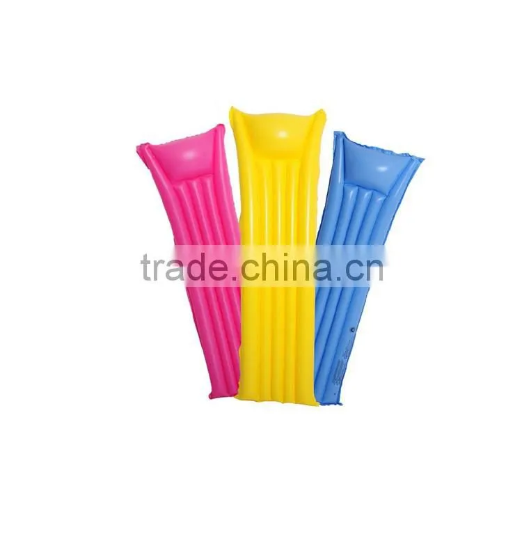 Hot sale inflatable beach mattress, PVC inflatable float mattress