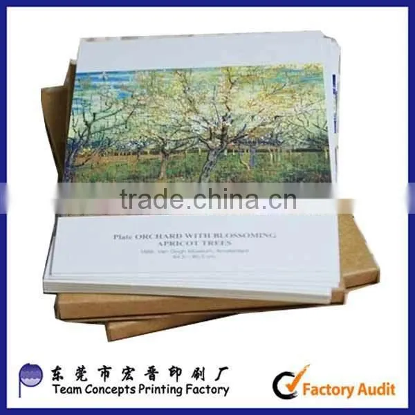 kraft paper thanks card christmas greeting card made in China