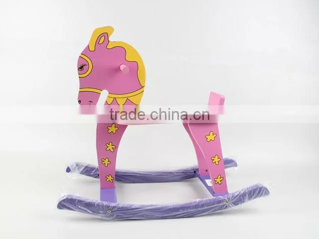 Wooden shaking horse / ride on horse toy for kid
