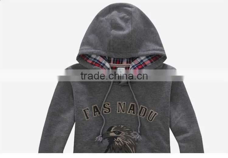 2015 new style print custom hoodies men's pullover for fashion wholesale hoodies