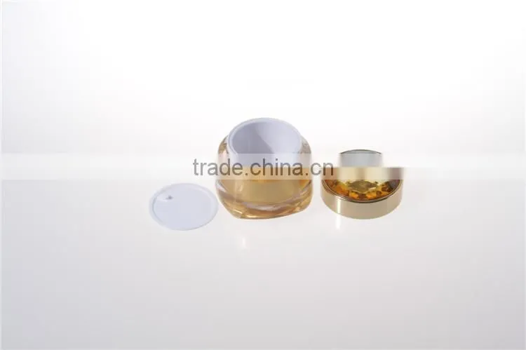 Acceptable OEM Colorful Skin Care Cream Acrylic Cosmetic Mini Plastic Jar