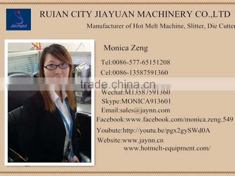 CE approved label sticker slitting machine for price label