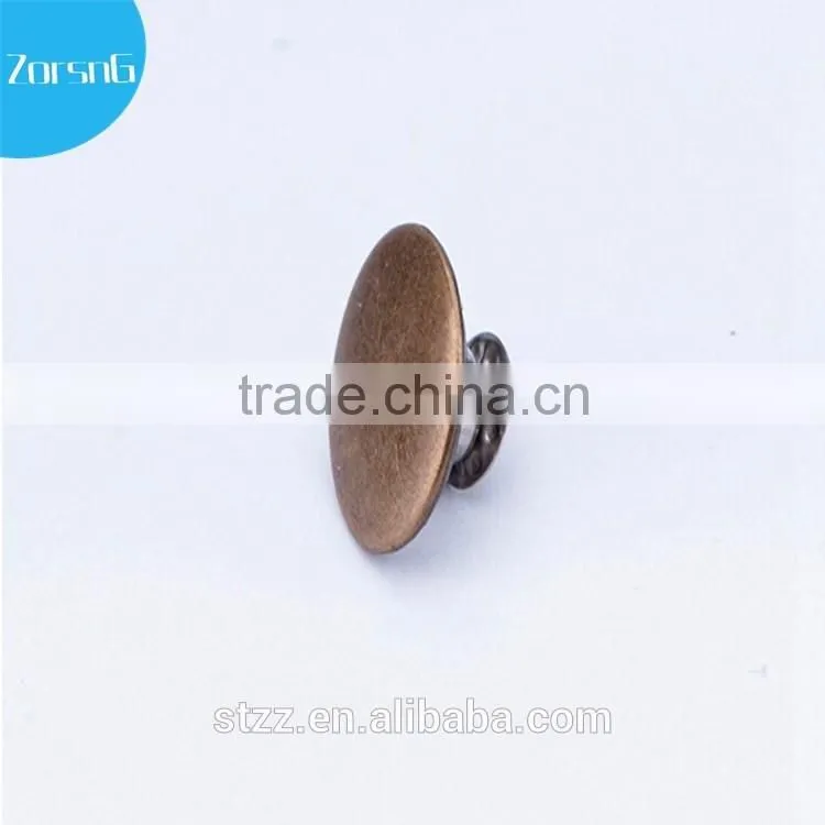 news fashion gold jeans buttons and rivets for Fast delivery