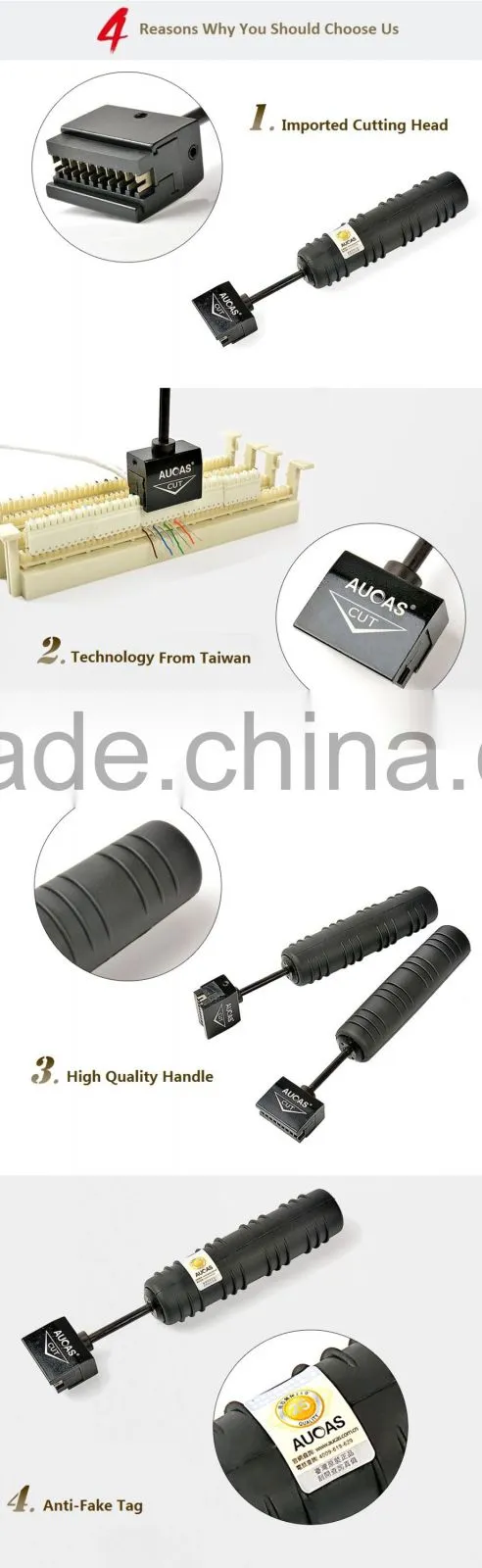 2016 Nework Tool LAN and Telecom Terminal Block Punching Tool 5 Pairs 110 Punch Down Tools