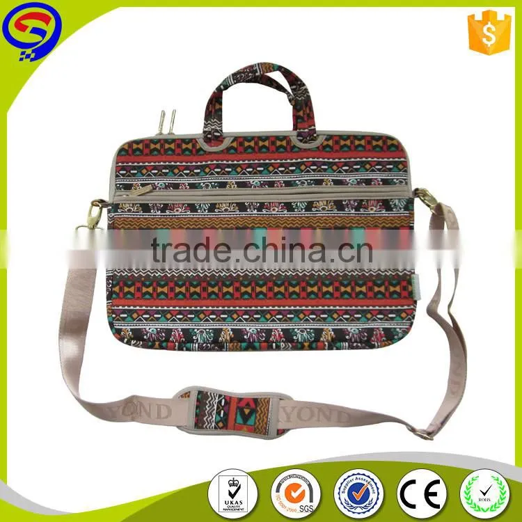 2016 Trade assurance factory price customized Canvas Laptop Bag