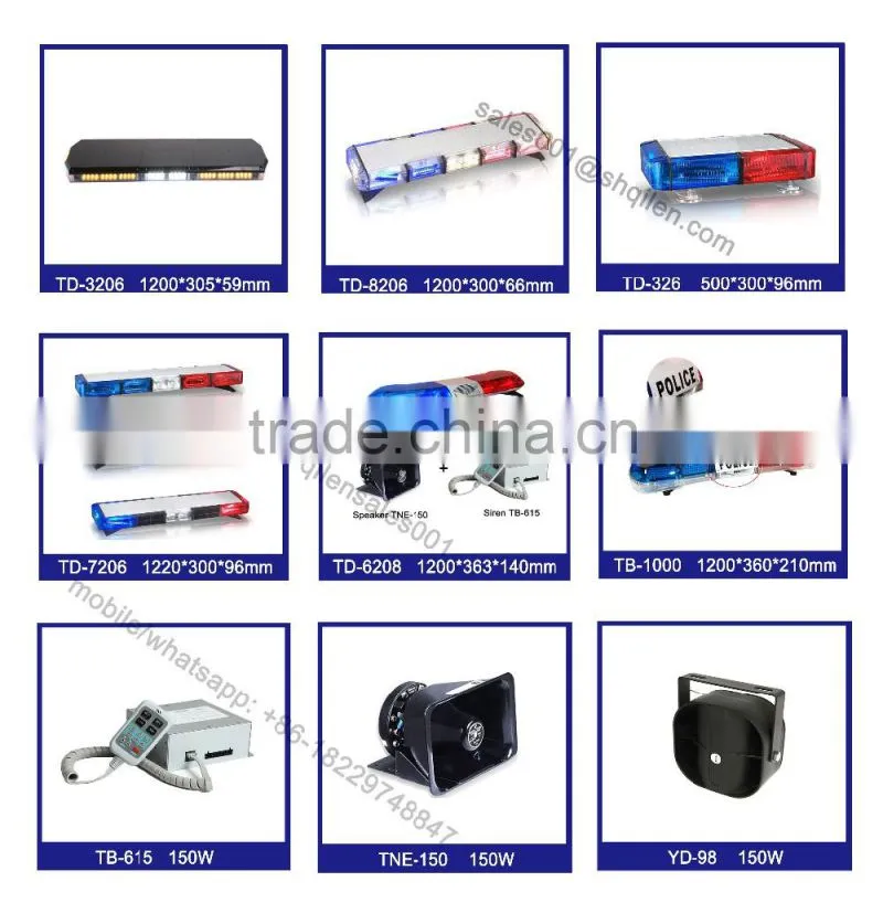 high quality led traffic light police light TBD-1000