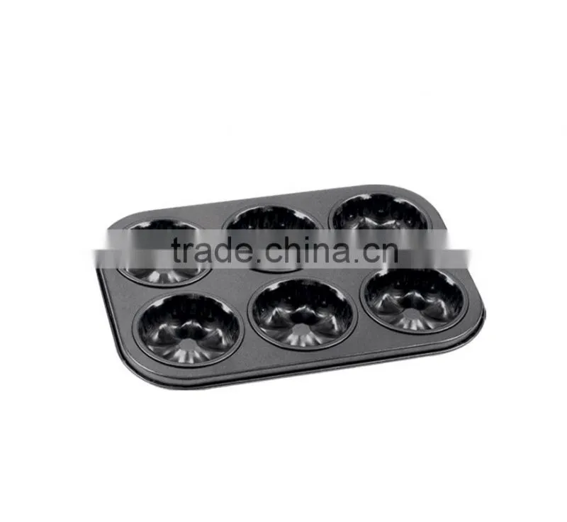 Non-stick Cake Pans of Muffin Pan with 6 Cups