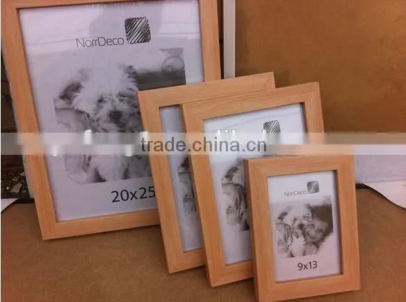 cheap wholesale popular blue ps plastic photo picture frame 4x6in 6x8in 8x10in