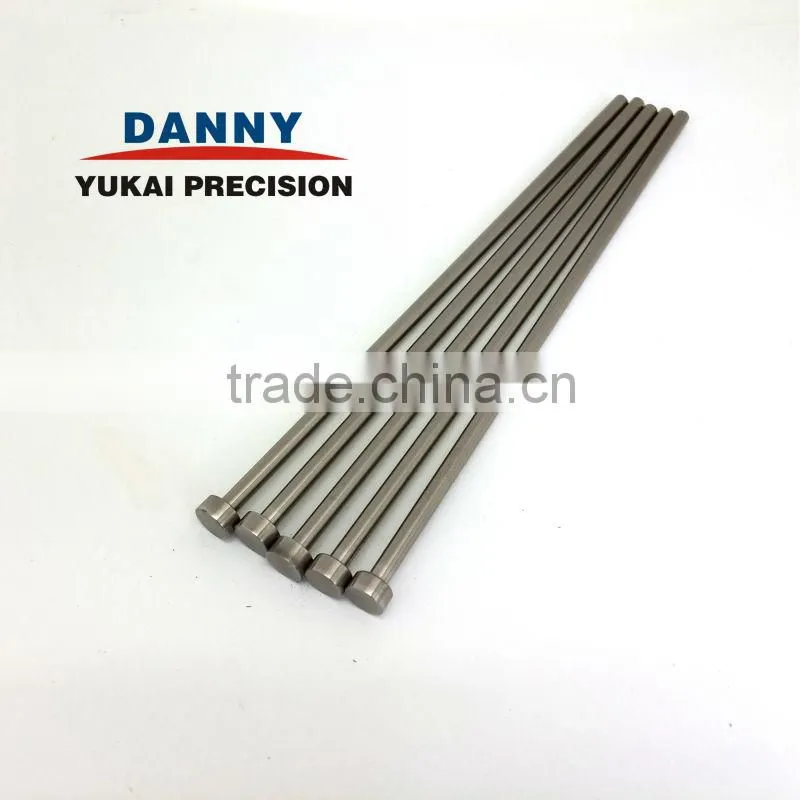 SKD61 nitrided stepped ejector pin for plastic injection mold manufacturer