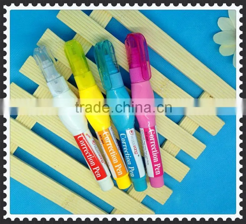 Colored correction tool hot correction pen quick dry liquid corrector HY641