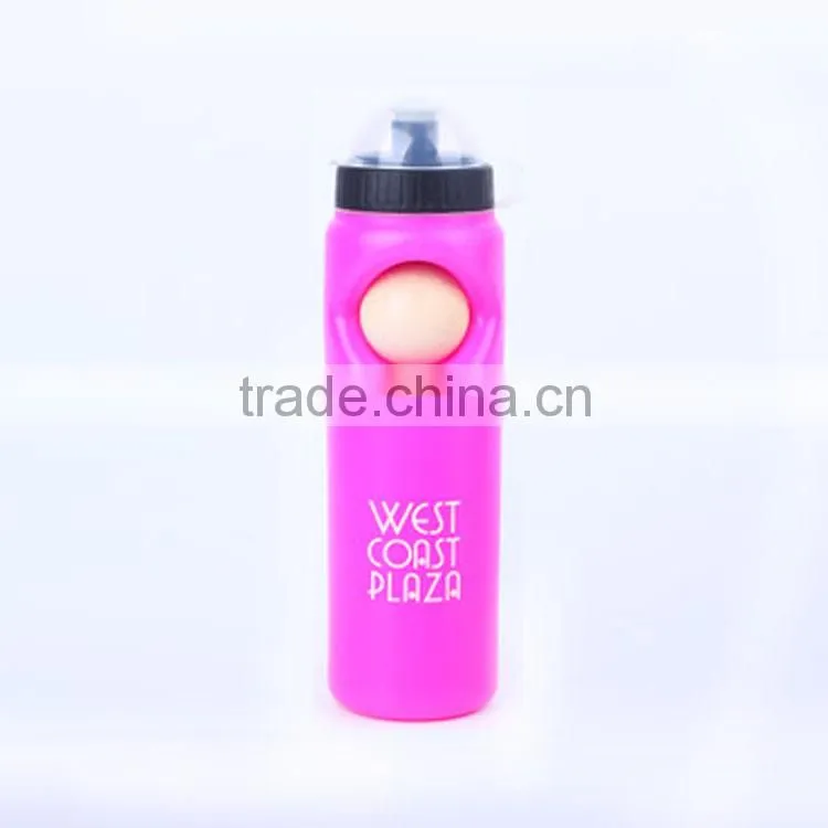 Customized Logo Plastic Drinking Bottle with Ball BPA free,No Leaks,25Oz.Capacity