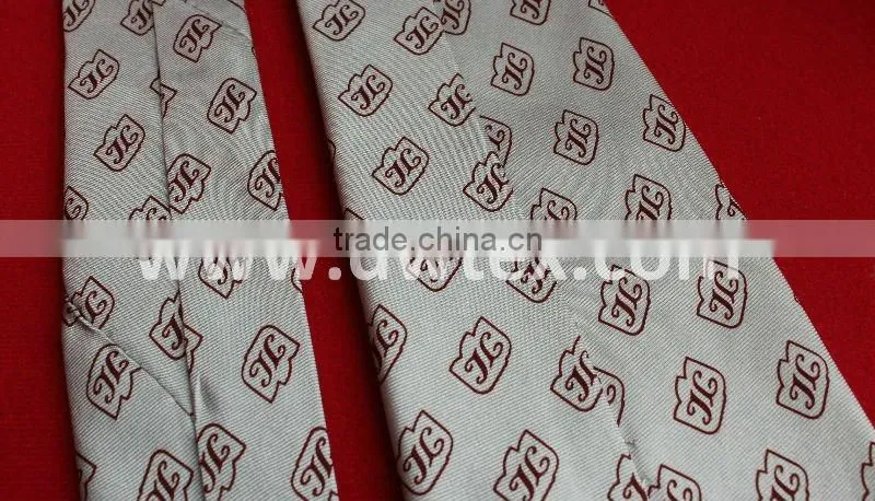 Polyester printed mens tie