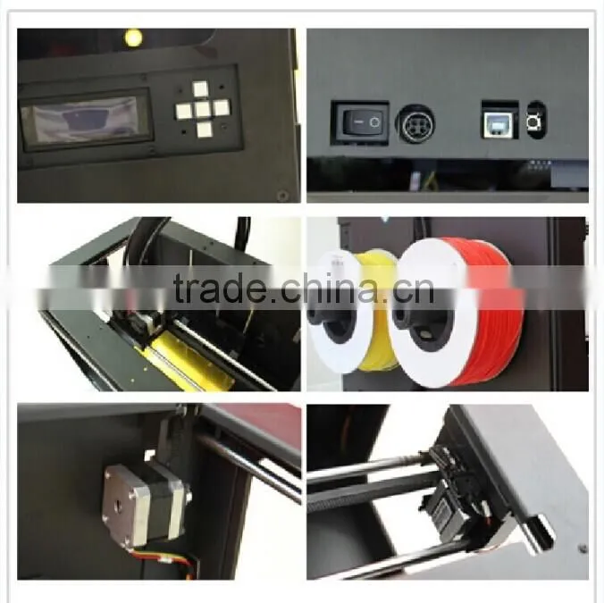 middle size dual extruder 3D rapid prototying machine