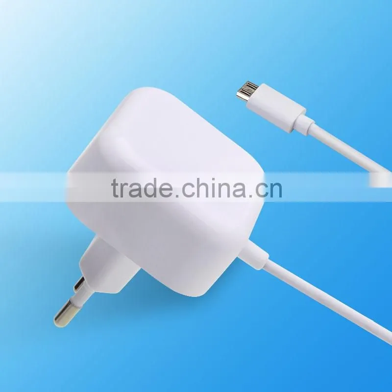 EU Plug 5V / 2.4A multi usb Micro Travel charger for mobile phone