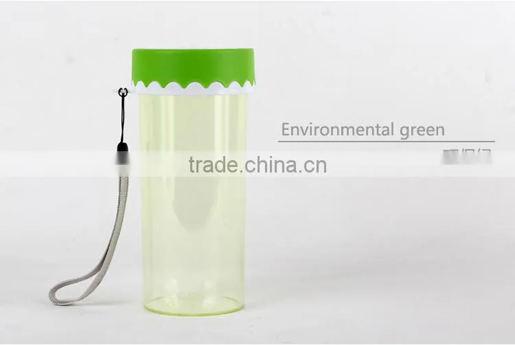 High quality clear plastic water bottles lollipop cup