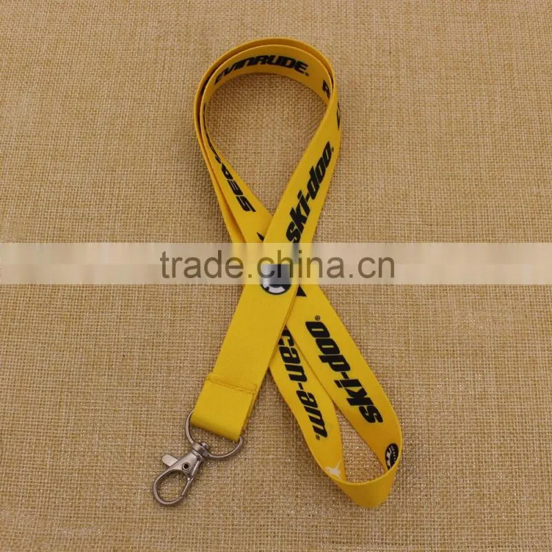 Wholesale custom country flag polyester lanyard/ heat- transfer printed logo lanyard
